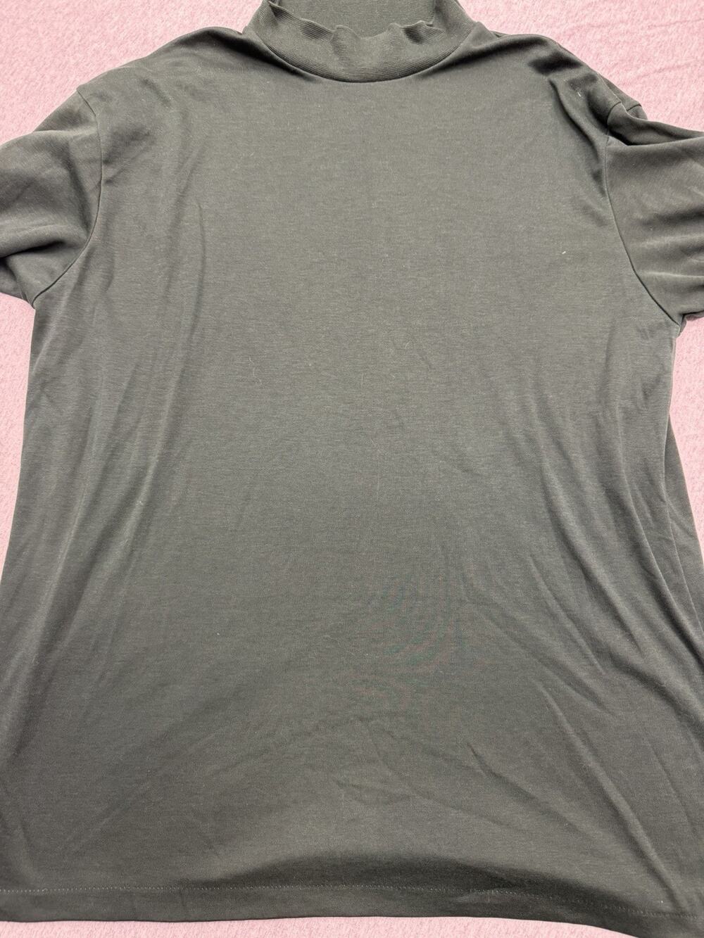 Vintage L.L. Bean 100% Cotton Turtleneck Men's XL Green Pullover Y2K made in USA
